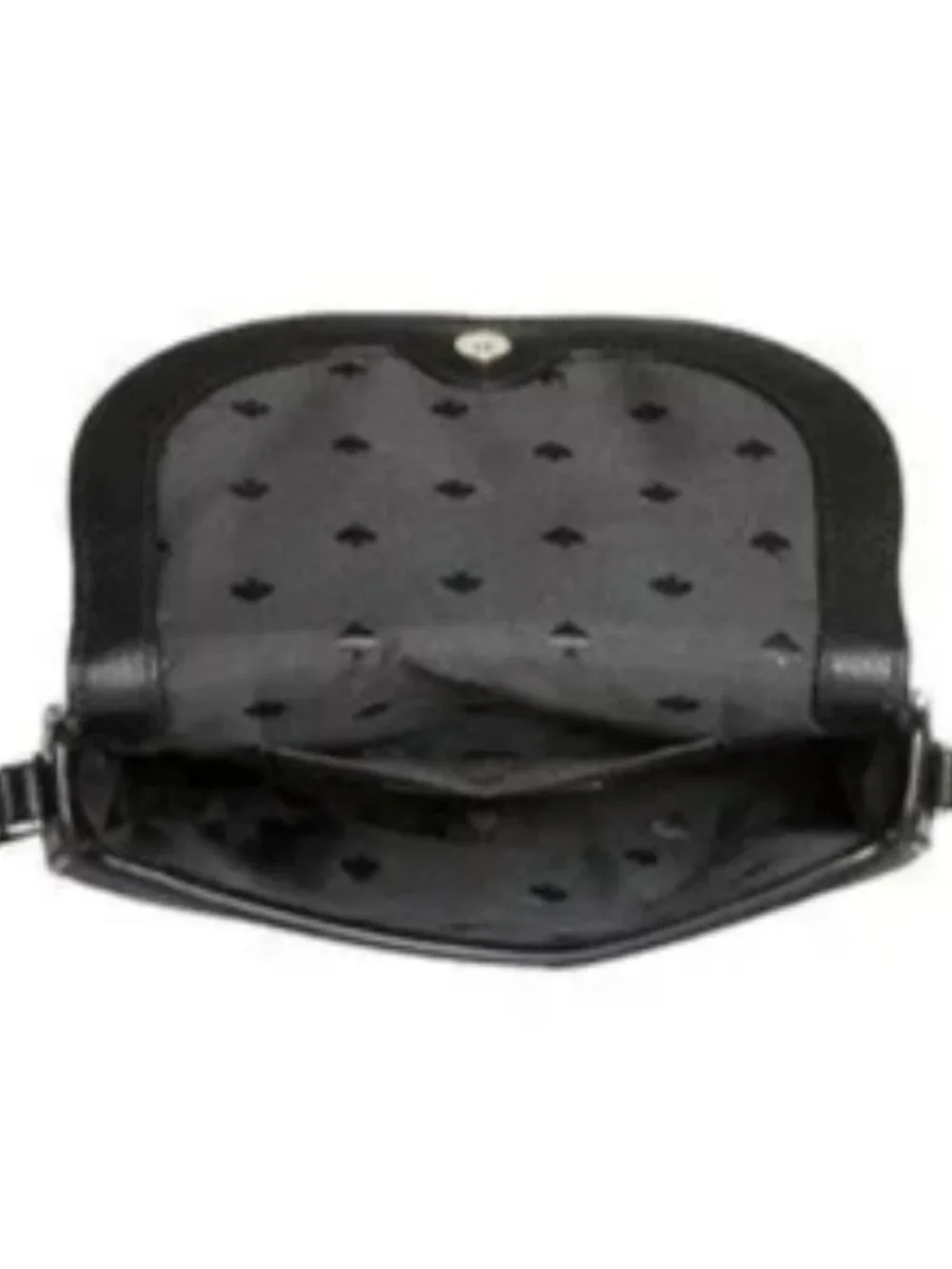 Kate Spade Leila Pebbled Leather Mini Flap Crossbody Bag - Black